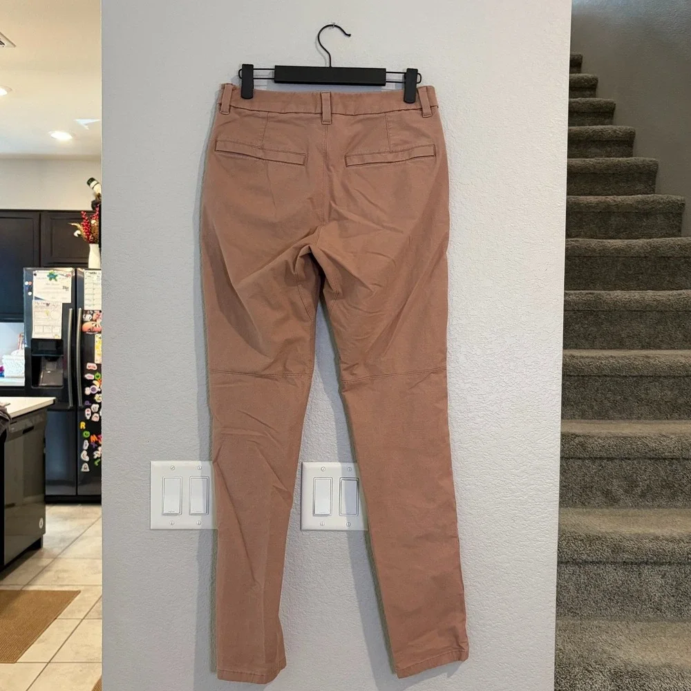 Lululemon City Sleek 5 Pocket High Rise 7/8 Pant Mauve Pink Clay SIZE 28